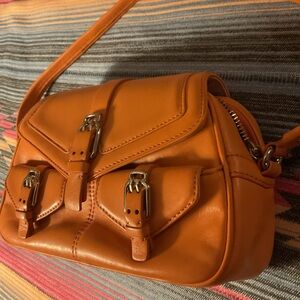 NWOT Cole Haan Women Orange Leather Shoulder Bag Set. One size.